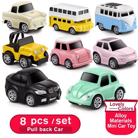 alloy car toy pcsset pull  diecasts toy vehicles small model mini car toys  boys