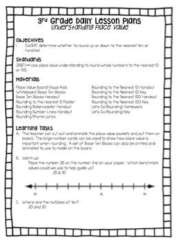grade understanding place  math lesson  classified chaos