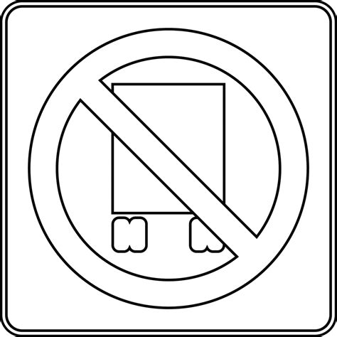 coloring page road sign  objects printable coloring pages