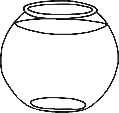 empty goldfish bowl stock illustrations royalty  vector