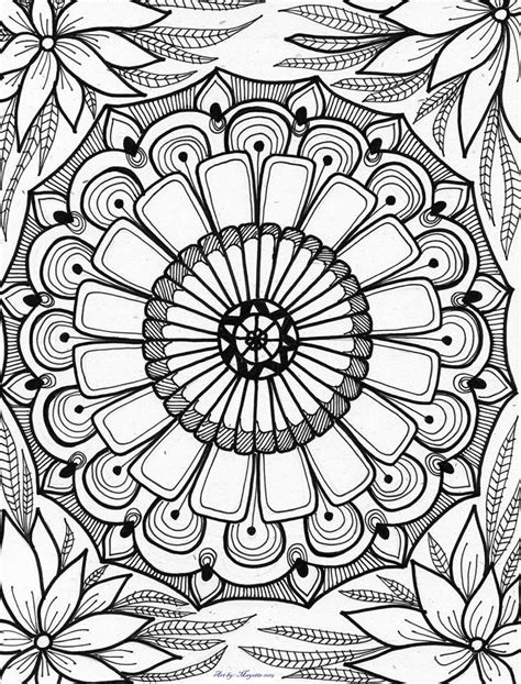 printable abstract coloring pages  adults thiva hellas