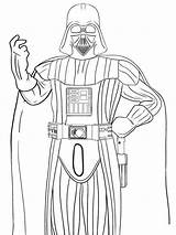 Vader Darth Coloring Pages Printable Boys sketch template