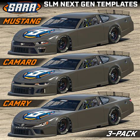 super late model template  pack sim auto racing association
