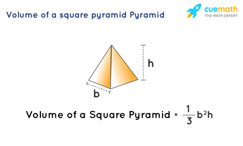 find  height   pyramid   volume  base dimensions