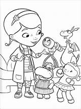 Coloring Pages Mcstuffins Doc Printable Recommended Kids sketch template