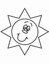 Kids Coloring Pages Printable Bestcoloringpagesforkids Sun sketch template