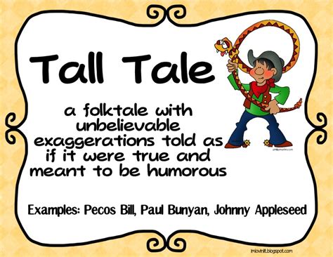 learning   carney tall tales