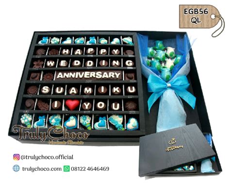 Kado Anniversary Untuk Suami Trulychoco Handmade Chocolate