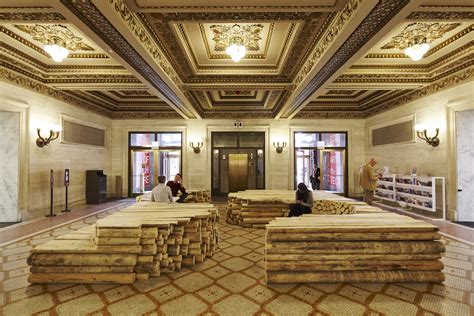 francis kere architectures installation introduces     african gathering  chicago
