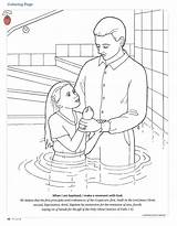 Lds Baptism Confirmation Printablecolouringpages Baptized sketch template