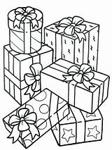 Coloring Birthday Present Presents Gifts Pages Getcolorings Printable Getdrawings sketch template