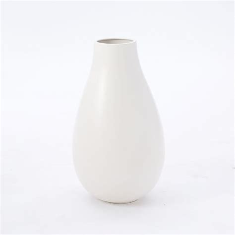 Oversized Pure White Ceramic Vases West Elm