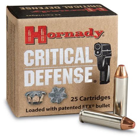 hornady critical defense  hr magnum ftx  grain  rounds   hr magnum