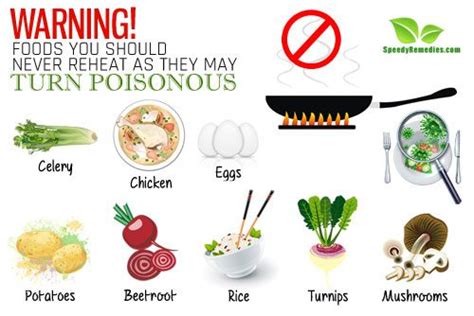 warning 10 foods you should never reheat as they may turn poisonous