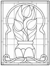 Vitraux Matiek épinglé Lucia Lampshade Vitral Flower Mosaicos sketch template