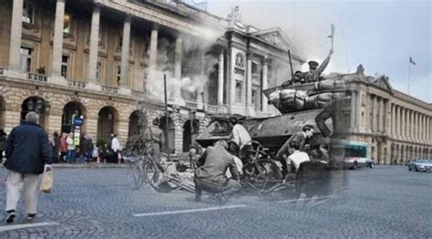 world amazing photos paris now and then 1940s classic