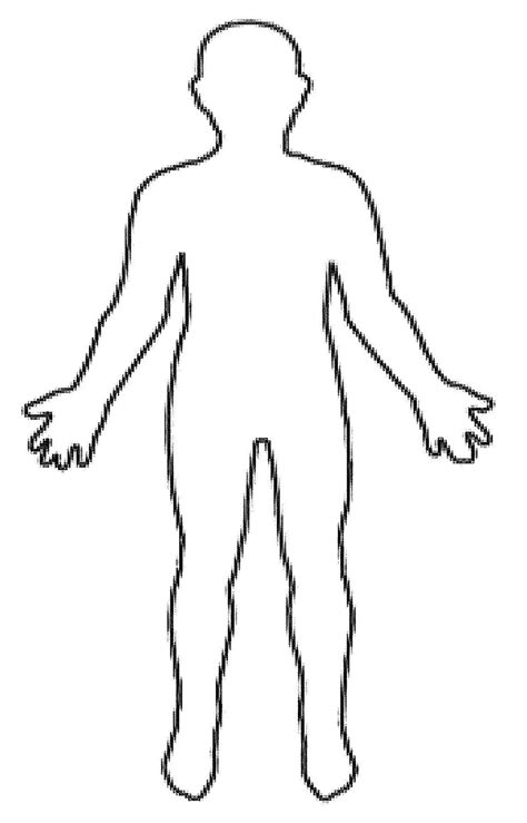 black  white body clipart   cliparts  images  clipground