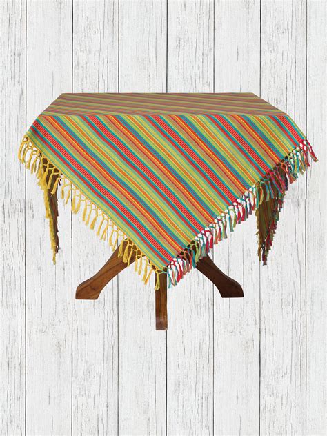 fiesta stripe tablecloth linens kitchen tablecloths beautiful