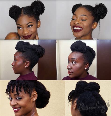 top  quick easy natural hair updos betterlength hair