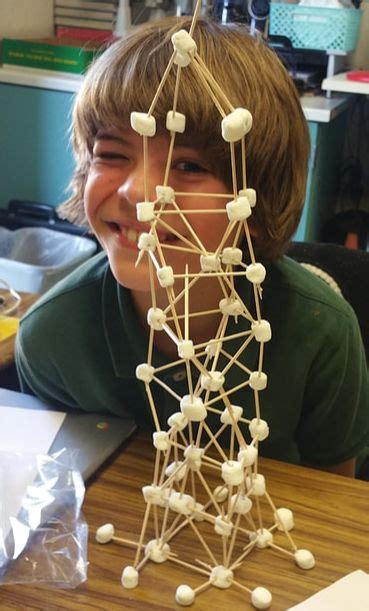 Marshmallow Toothpick Tower Challenge