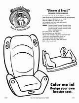 Coloring Seat Pages Booster Seats Car Saftey Sheet Colouring Kids Children Designlooter Carseat Gimme Boost 04kb 1275 Sheets Project sketch template