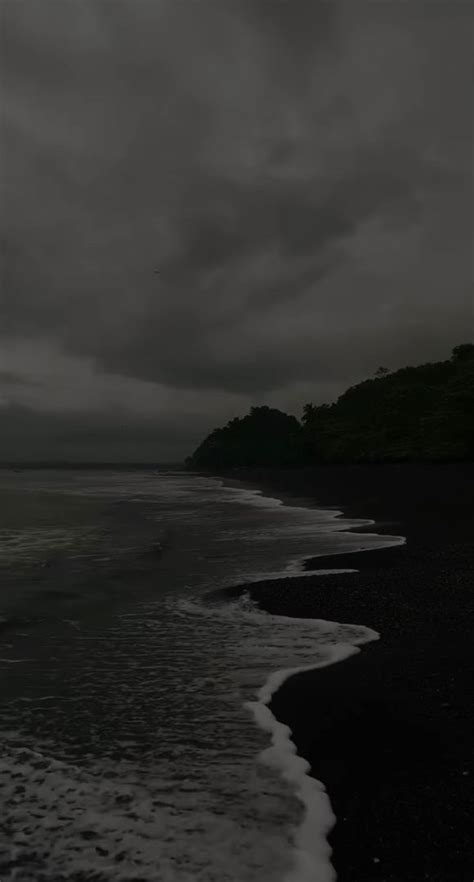 dark seaside aesthetic wallpaper dark landscape dark beach dark