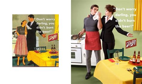 sexist midcentury ads re created flipping gender roles boing boing