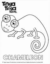 Tinga Tales Chameleon Animal Coloring Colour Kids Colouring Pages Tingatinga African Doodle Designs Tegninger Malebøger Col Act Crafts Print He sketch template