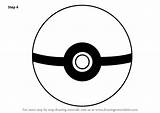 Pokemon Pokeball Pikachu Drawingtutorials101 Dibujo Learn Alege Panou sketch template