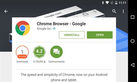 google chrome  android hits  billion downloads   play store