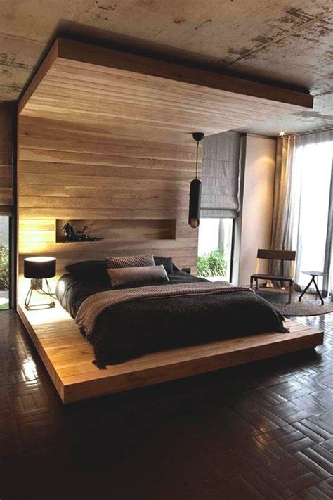 wood bedroom chambre  coucher deco chambre decoration chambre