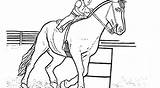 Jumping Horse Coloring Pages Printable Getcolorings Color sketch template