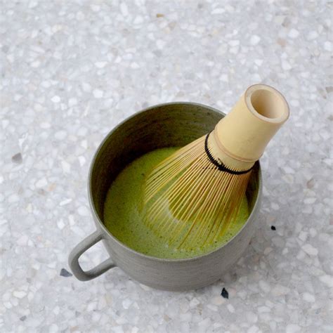 premium grade matcha ginger tea kit  bamboo chasen whisk