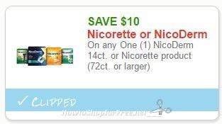 printable coupon    nicorette  nicoderm