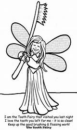 Fairy Pages Tooth Coloring Printable Good sketch template
