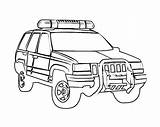 Police Car Coloring 4wd Drawing Getdrawings Color sketch template