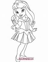 Princess Coloring Pages Disney Little Baby Princesses Drawing Print Belle Tiana Printable Kids Color Colorear Sheets Drawings Babies Prinsess Colouring sketch template