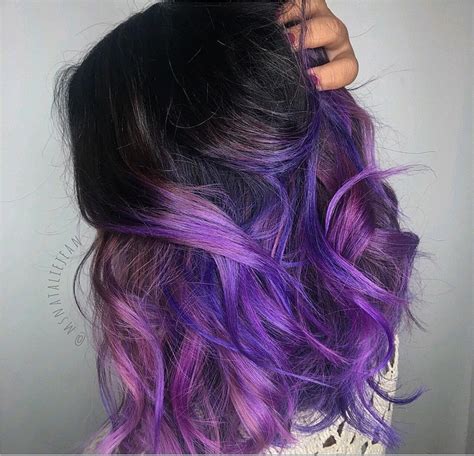 ways  style purple ombre hair   fun style twist