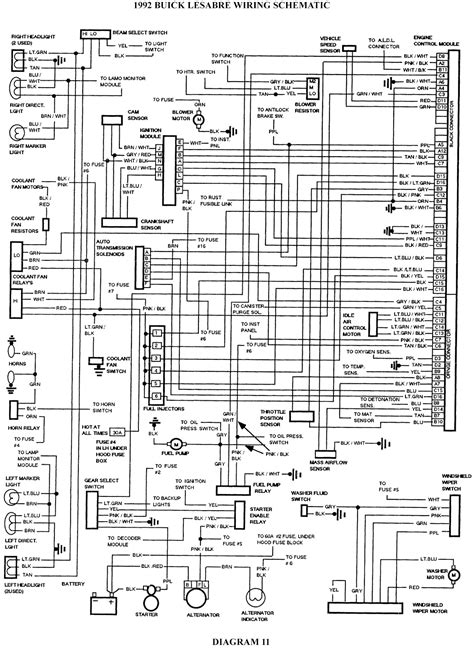 diagram  buick lesabre schematic wiring diagrams mydiagramonline