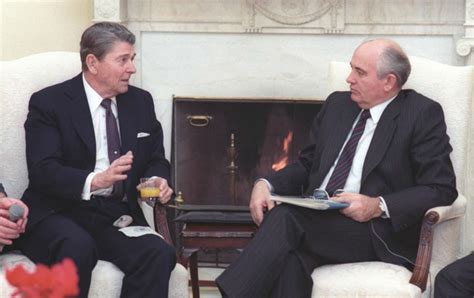Mikhail Gorbachev Ronald Reagan