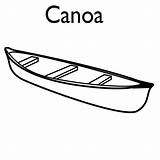 Canoa Colorear Canoas Manualidades sketch template