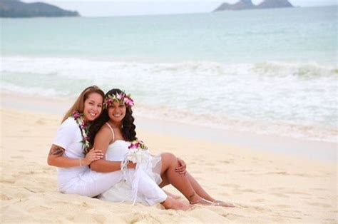 Their Hawaiian Beach Wedding Weloveinterracial