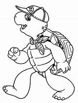 Franklin Coloring Pages Benjamin Ben Turtle Drawing Printable Getcolorings Getdrawings Colorings Color sketch template