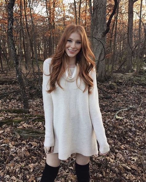 Madeline Ford Beautiful Redhead Long Red Hair Blonde Redhead