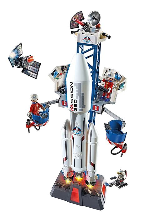 playmobil space rocket  launch site snagadiscount cool toys