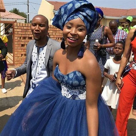 one of the latest perfect combination is rocking an tswana gown mixed