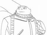 Coloring Pages Gru Despicable Getcolorings Getdrawings sketch template