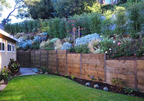 wooden retaining walls landscaping network