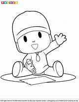 Pocoyo Coloring Pages Clipart Library Comments Coloringlibrary Sketch sketch template