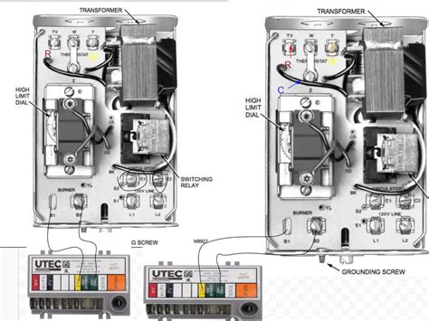 wiring smart thermostat   boilers heating   wall